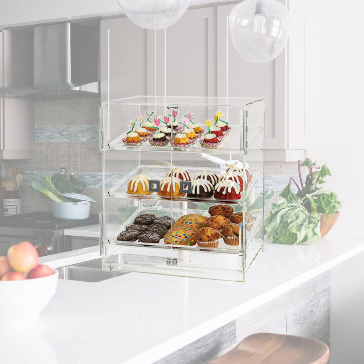 Picture of Rosseto BD124 2 Door Acrylic Bakery Cabinet
