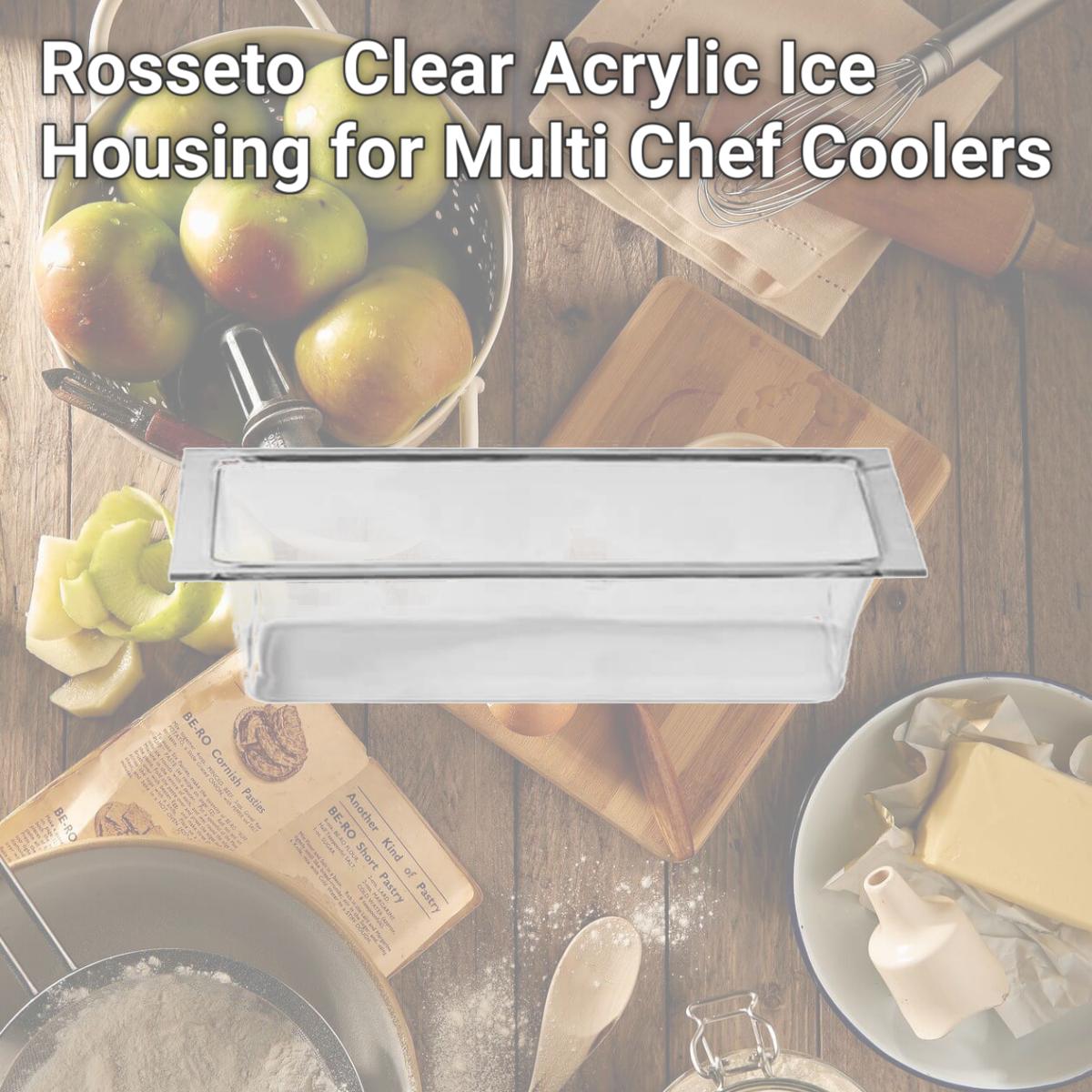 Picture of Rosseto ICBR19C Clear Acrylic Ice Housing for Multi Chef Coolers
