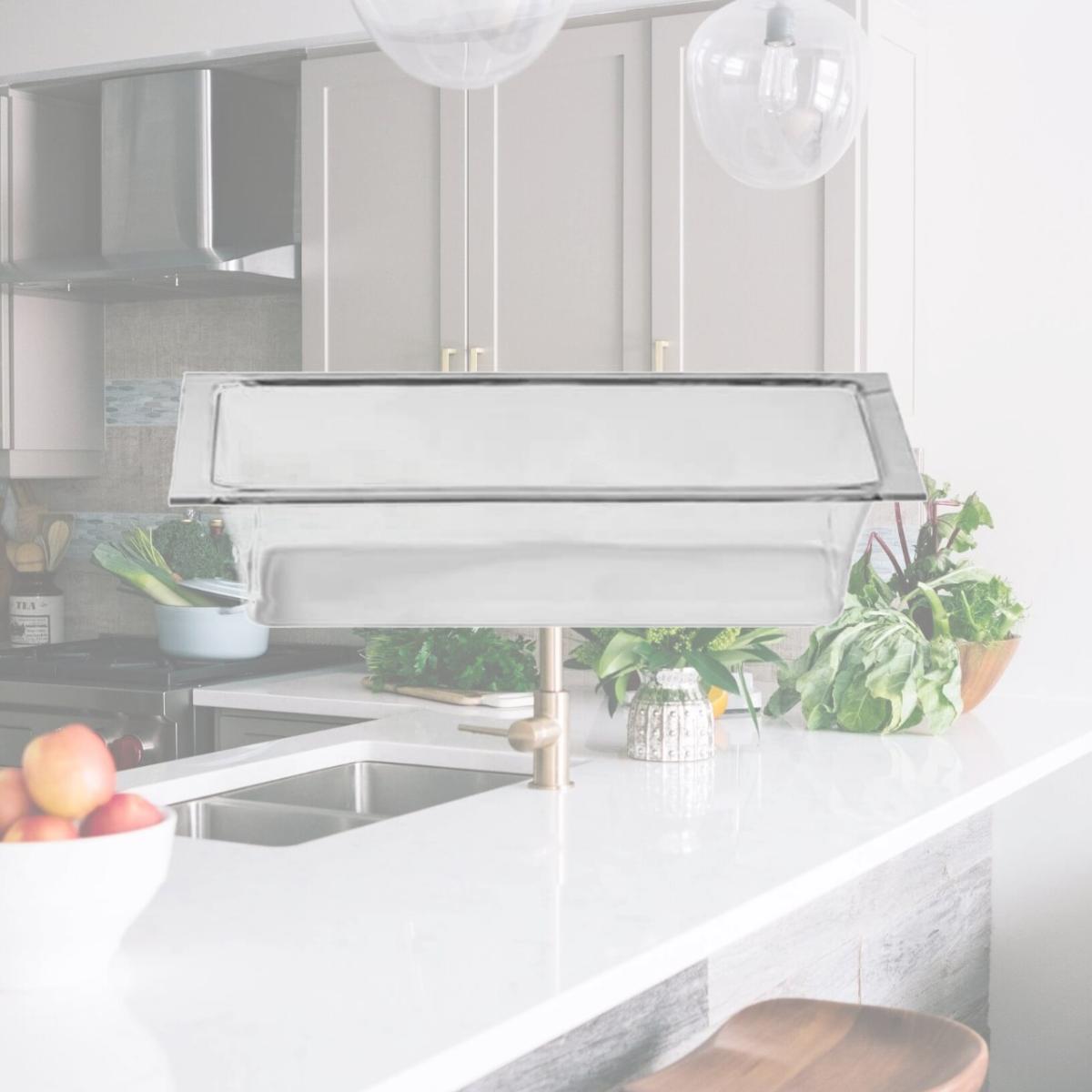 Picture of Rosseto ICBR19C Clear Acrylic Ice Housing for Multi Chef Coolers