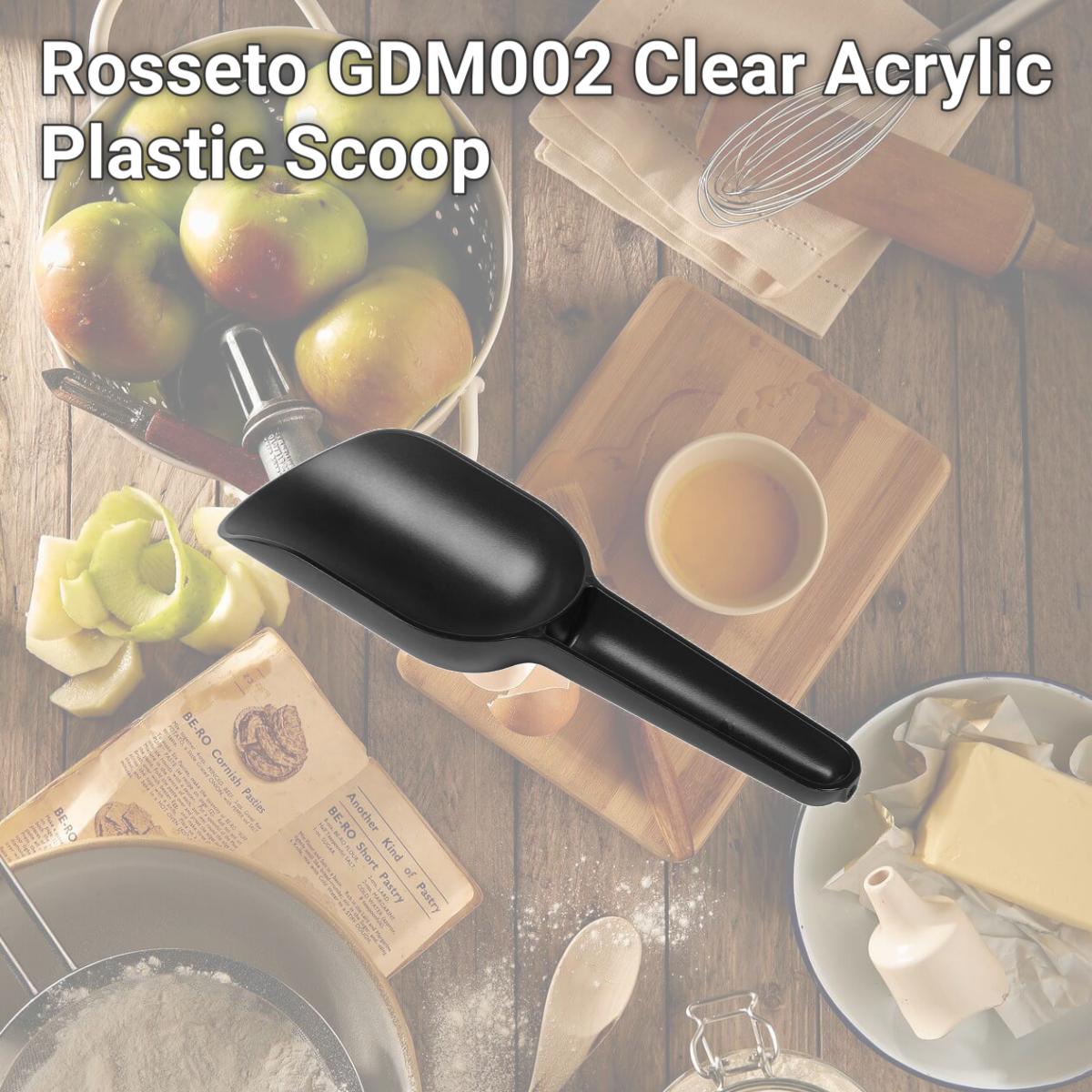 Picture of Rosseto GDM002 Clear Acrylic Plastic Scoop