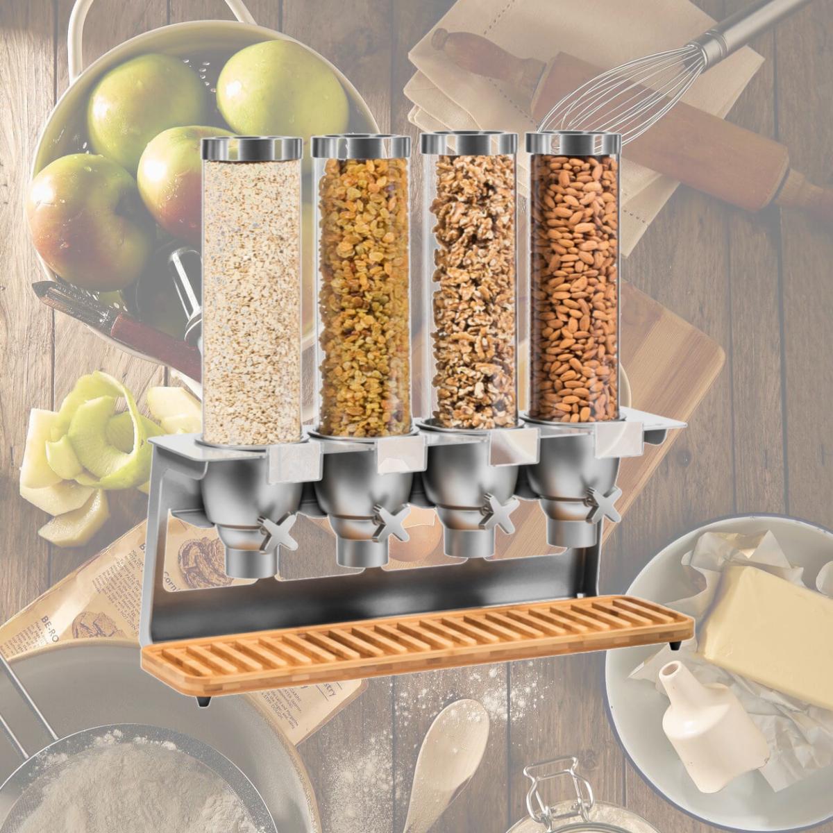 Picture of Rosseto EZ548 EZ Serv X4 Food Dispenser, 1.3 gal