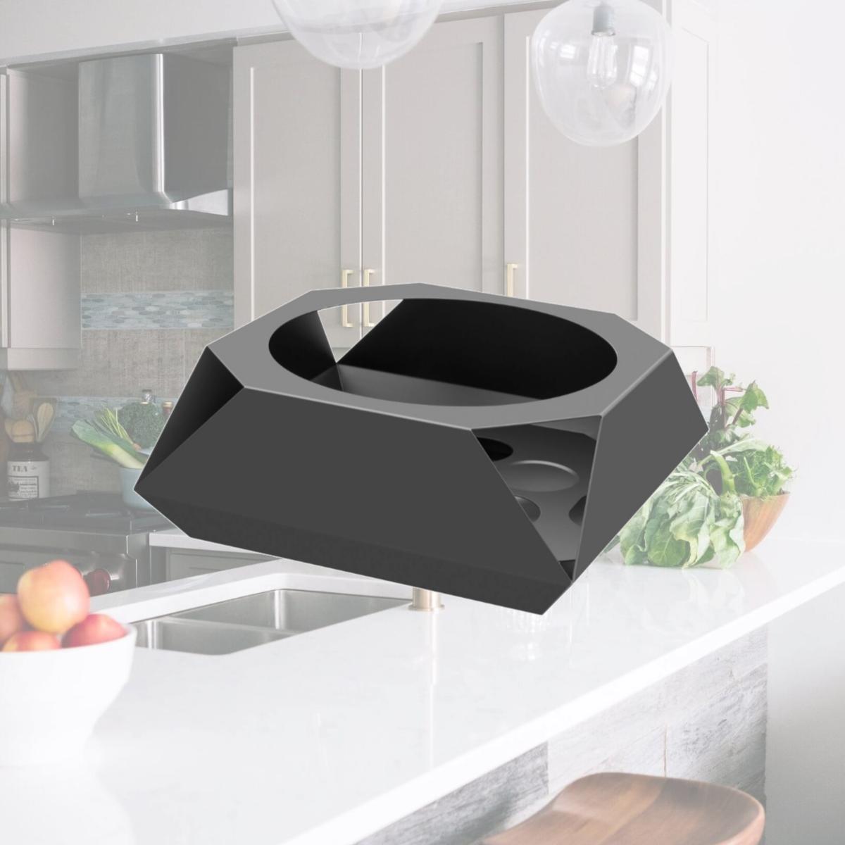 Picture of Rosseto SM284 Round Diamond Multi-Chef Black Frame