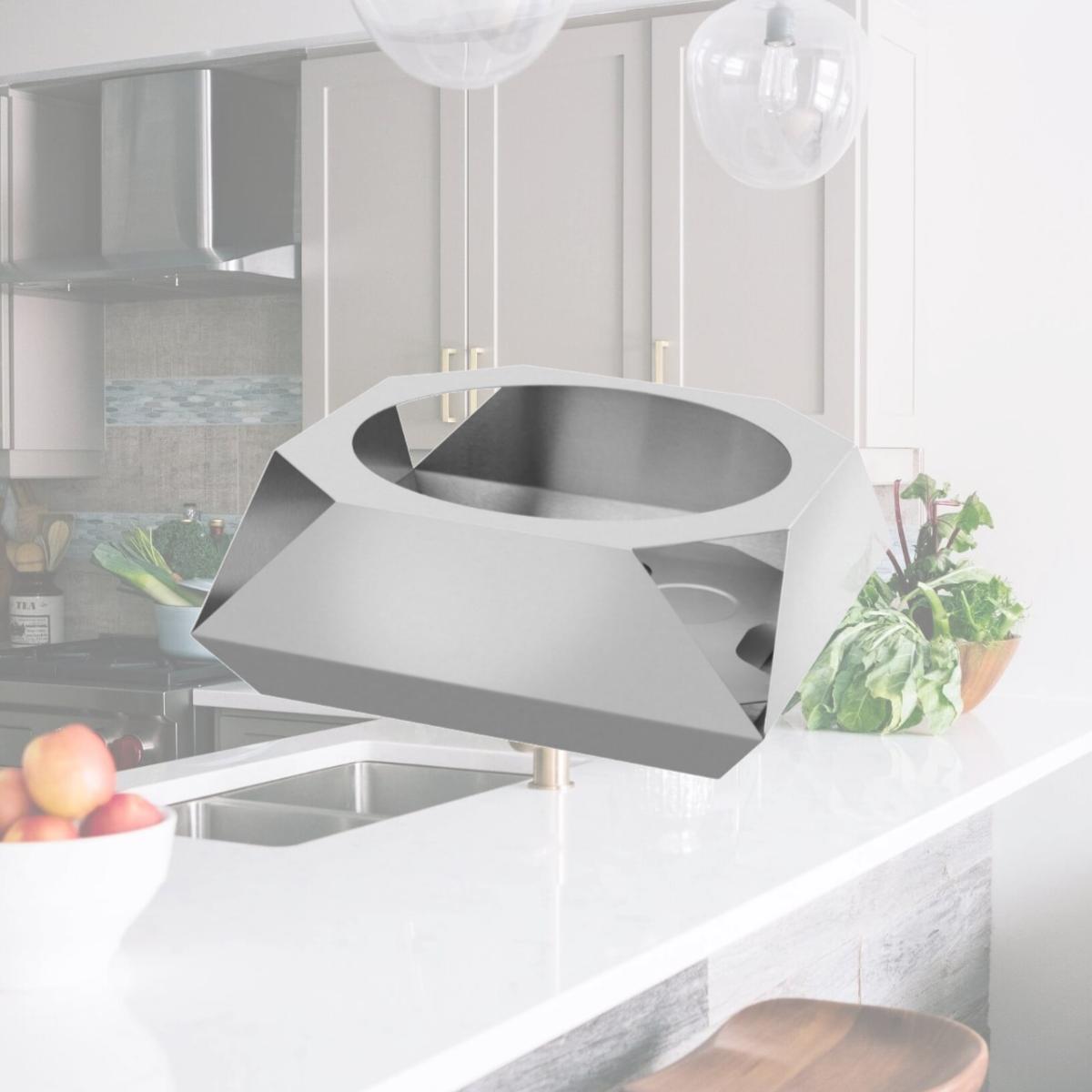 Picture of Rosseto SM283 Round Diamond Multi-Chef Stainless Steel Frame