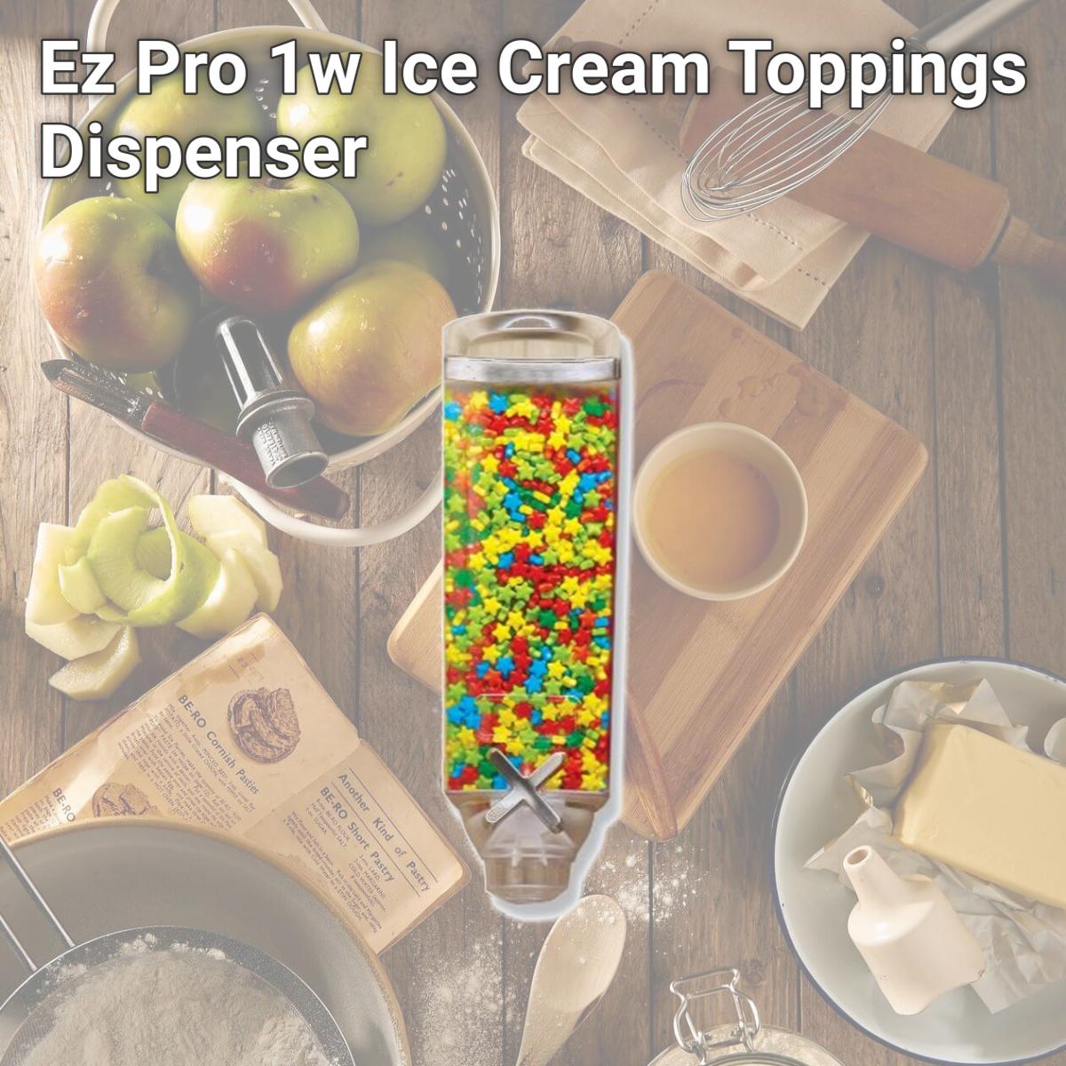 Picture of Rosseto Serving Solutions EZ501 Ez Pro 1w Ice Cream Toppings Dispenser