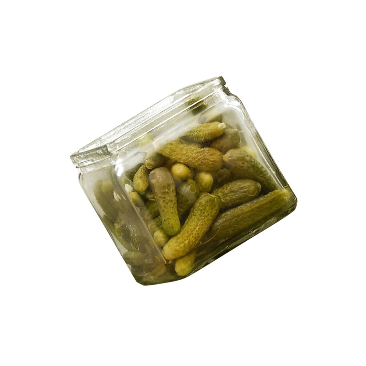 Picture of Rosseto GLS024 Clear Glass Square Jar, 3.9 x 3.9 x 3.9 in. - Set of 3