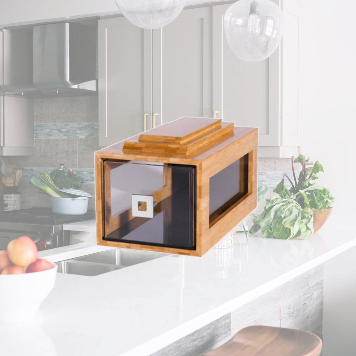 Picture of Rosseto Serving Solutions BD106 Small Bamboo Drawer, Bakery Building Block