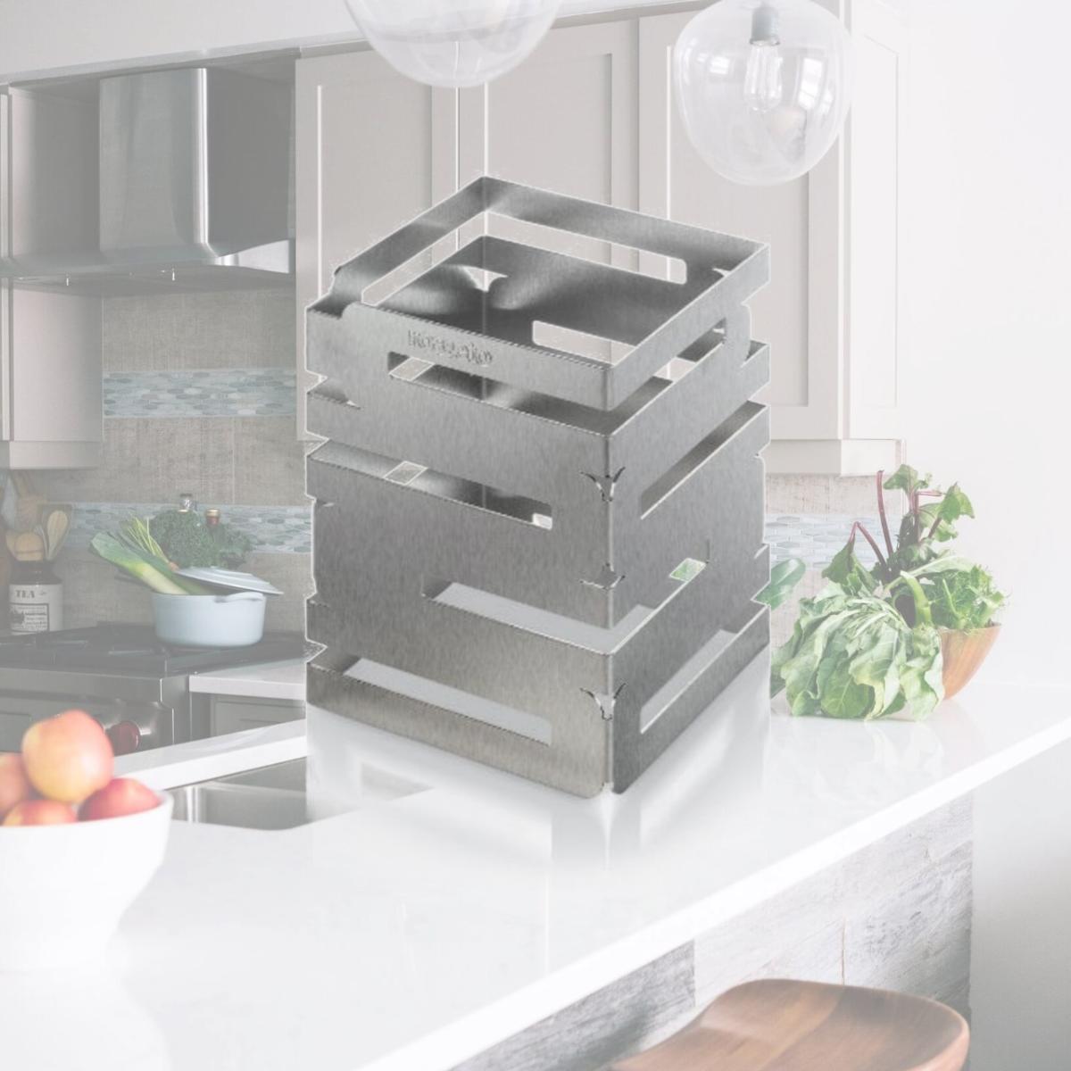Picture of Rosseto Serving Solutions D62377 8 in. Stainless Steel Multi-Level Riser
