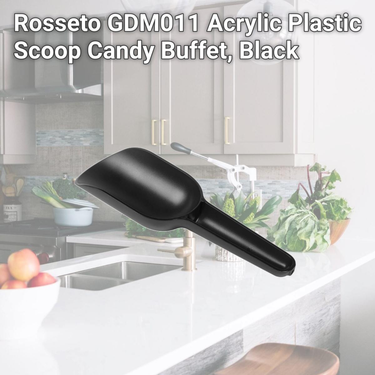 Picture of Rosseto GDM011 Acrylic Plastic Scoop Candy Buffet, Black