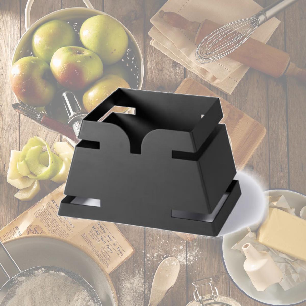 Picture of Rosseto Serving Solutions LD136 Large Pyramid Skycap Riser - Black Matte Metal