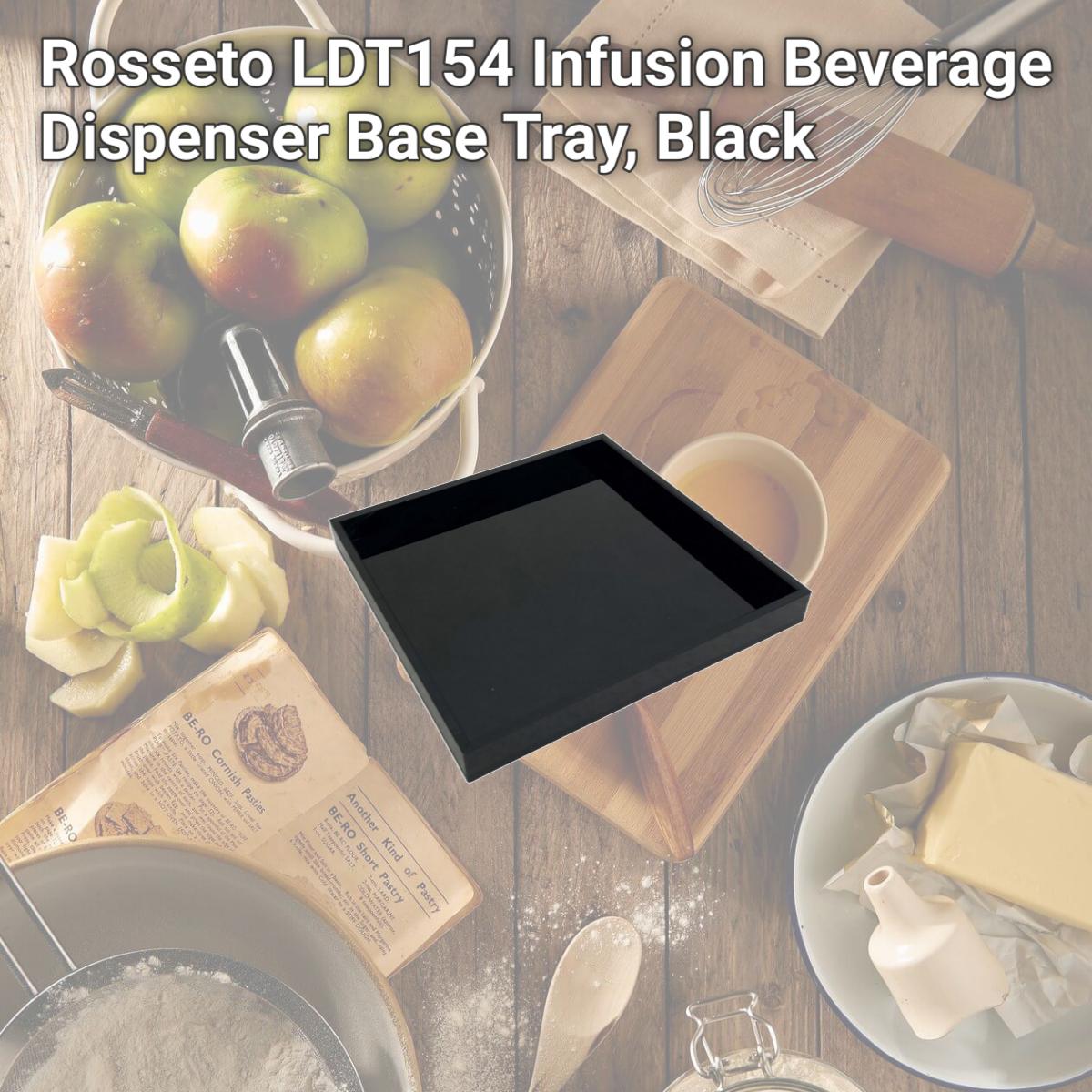 Picture of Rosseto LDT154 Infusion Beverage Dispenser Base Tray, Black