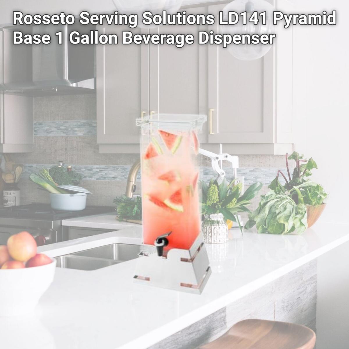 Picture of Rosseto Serving Solutions LD141 Pyramid Base 1 Gallon Beverage Dispenser