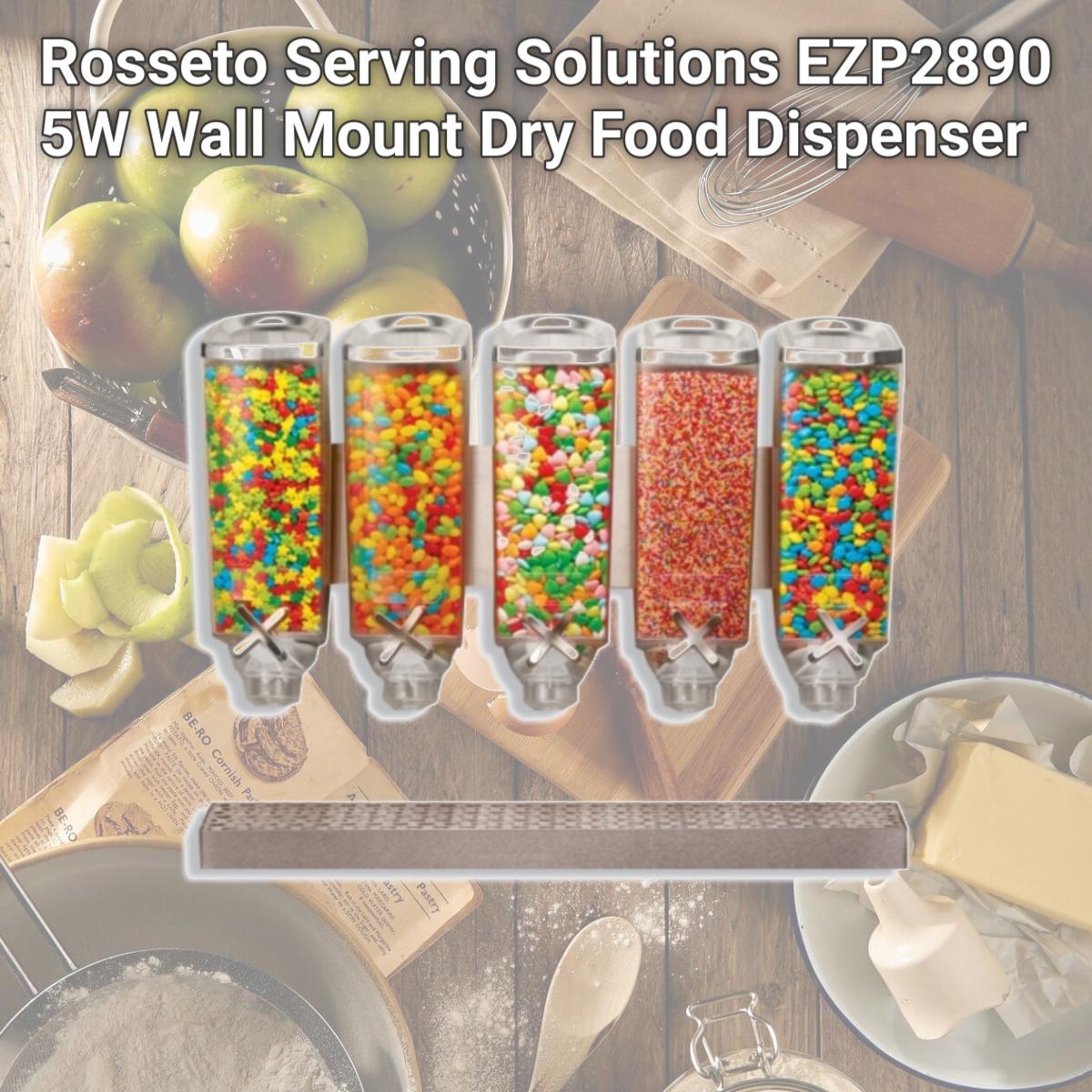 Picture of Rosseto Serving Solutions EZP2890 5W Wall Mount Dry Food Dispenser
