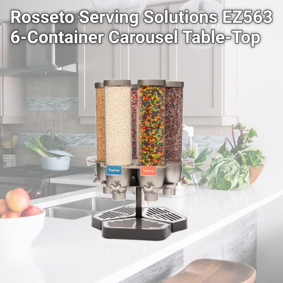 Picture of Rosseto Serving Solutions EZ563 6-Container Carousel Table-Top