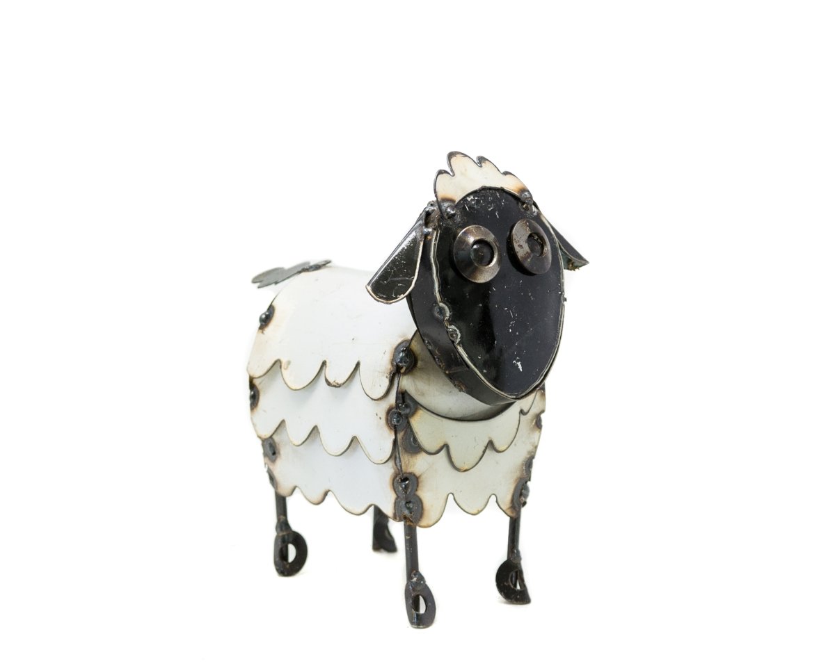 100447 Sheep Round Head Yard Art - Mini Figurine