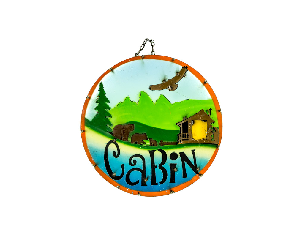 100550 Cabin Round Sign