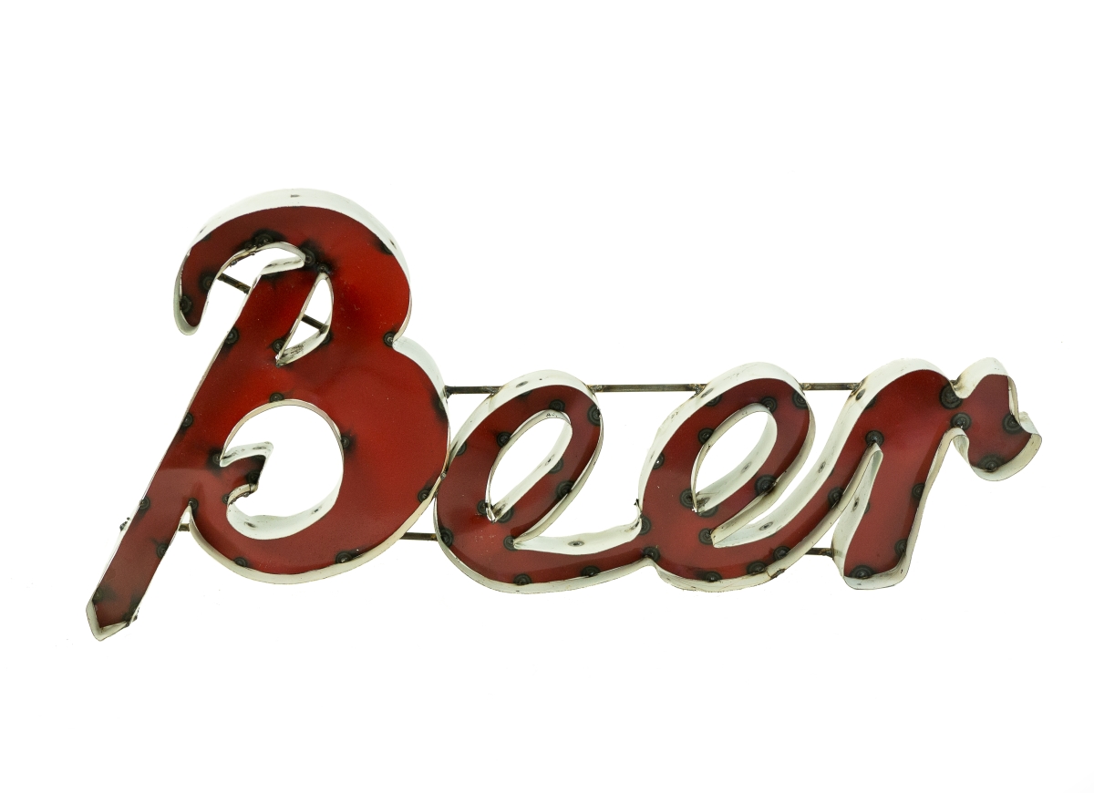 10308 Beer Sign With Edge - Small