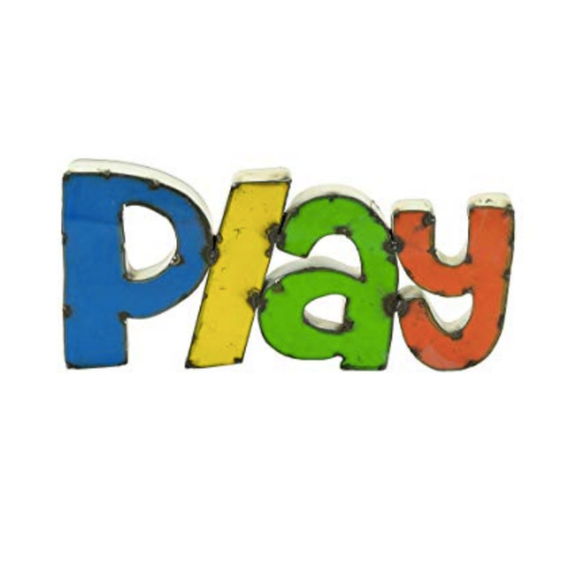 10428 Play Sign For Decor, 1.5 X 24 In.