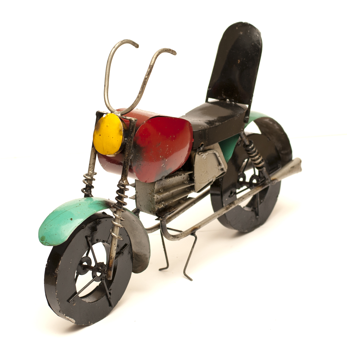 10461 Motorcycle Figurine, Multi Color - Small