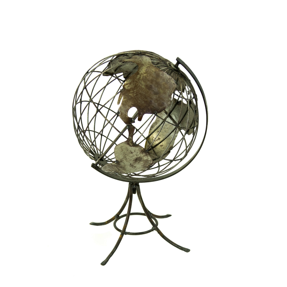 10538 Globe Map For Decor - 12 X 18 In.