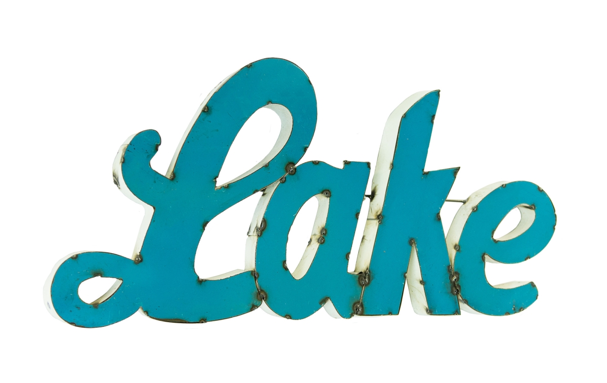 10539 Lake Sign For Decor - 2 X 36 In.