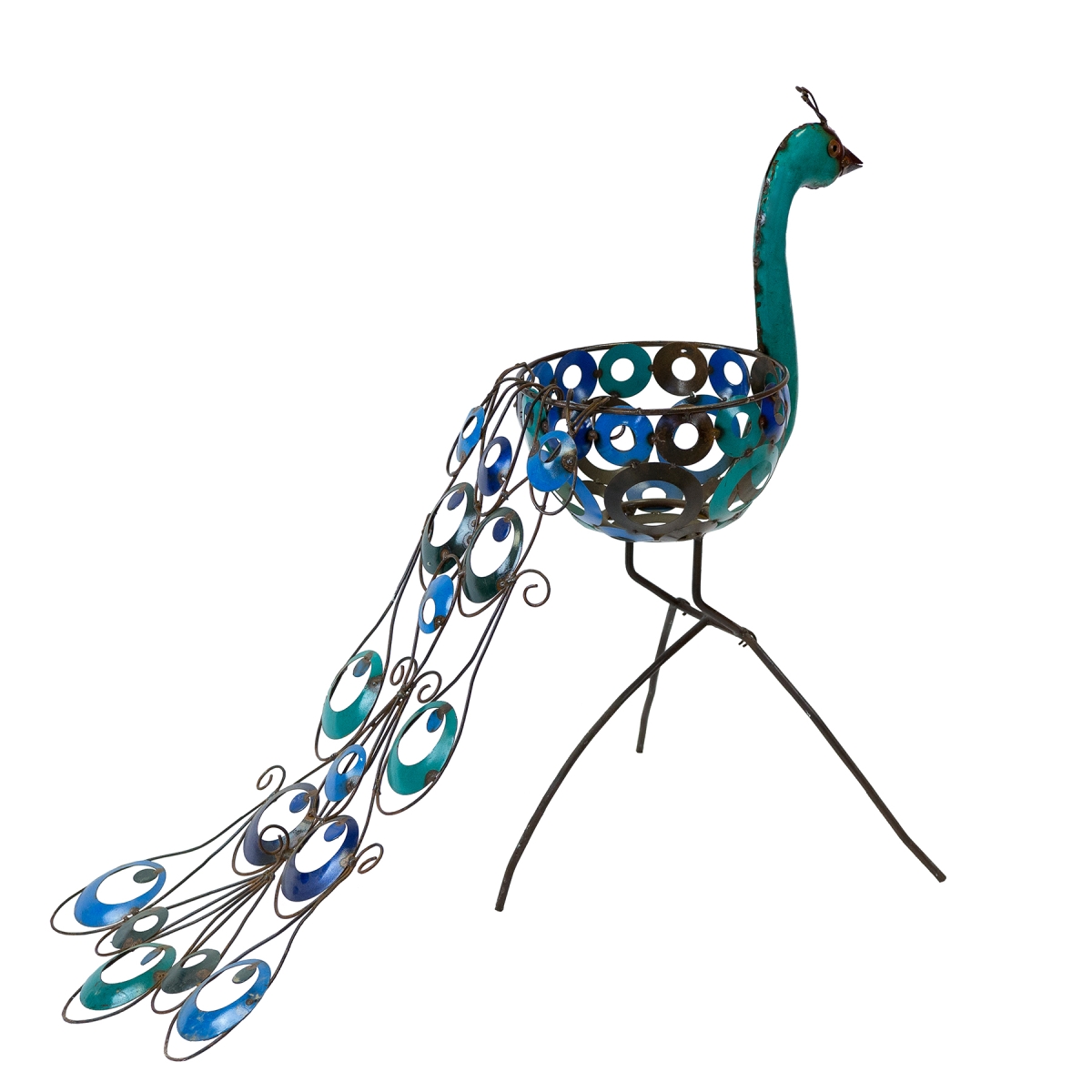 UPC 750227115550 product image for 11555 Peacock Planter with Tail | upcitemdb.com