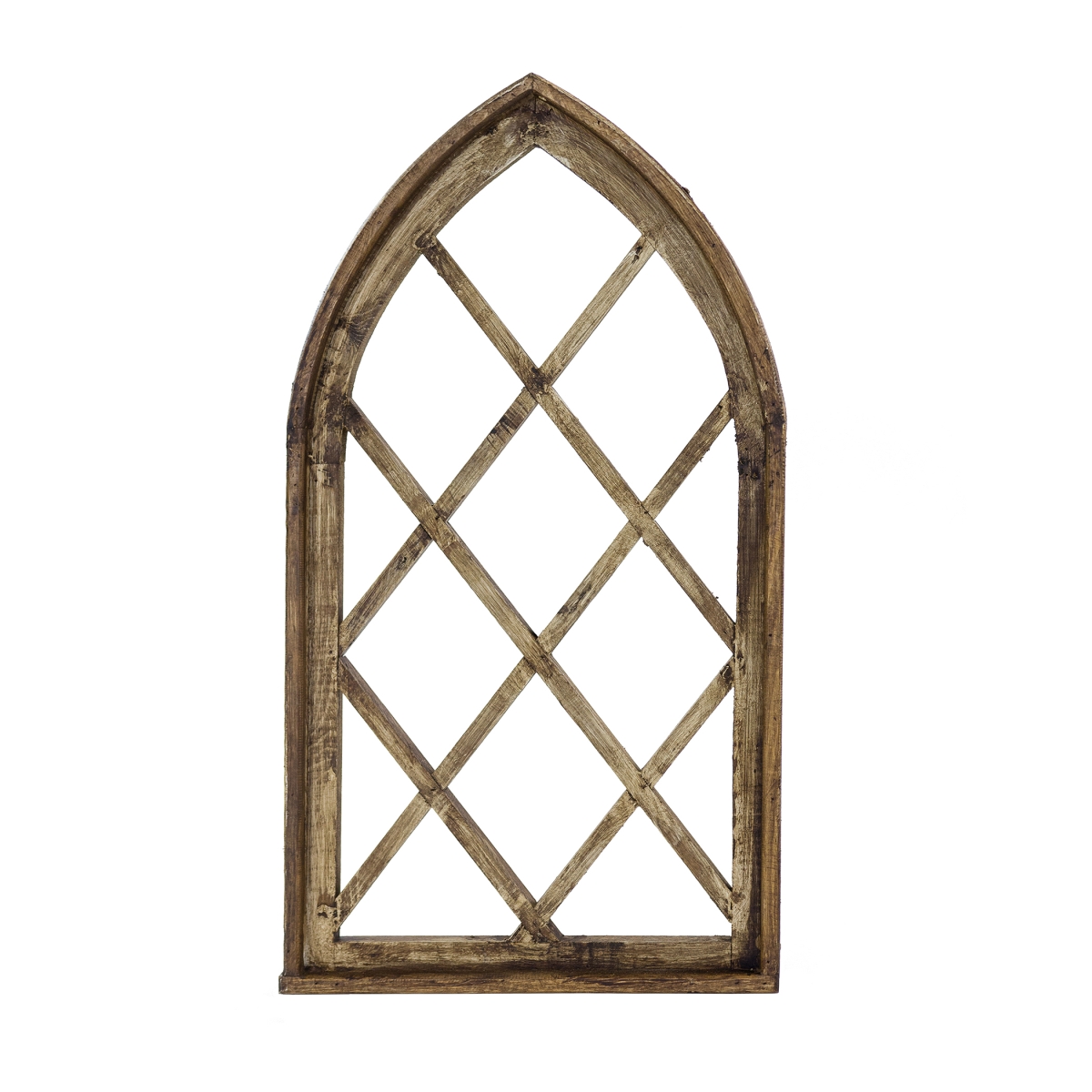 12347 Crossed Window Wall Accent - Small