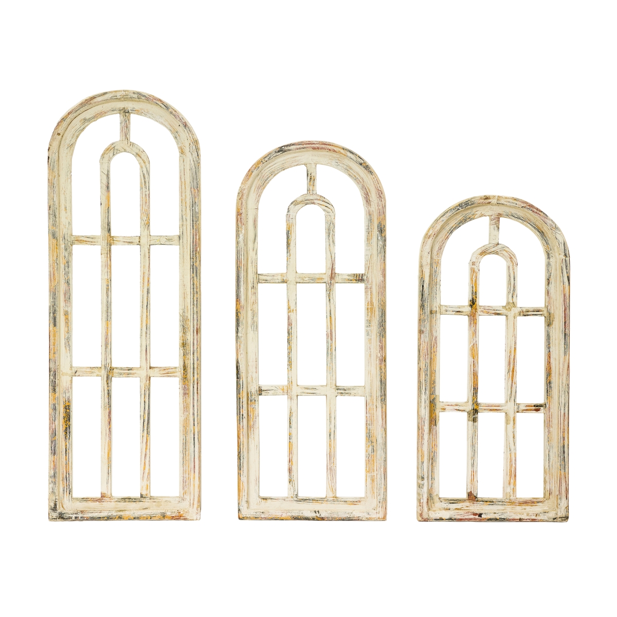 12453 Round Window Wall Accent - Set Of 3