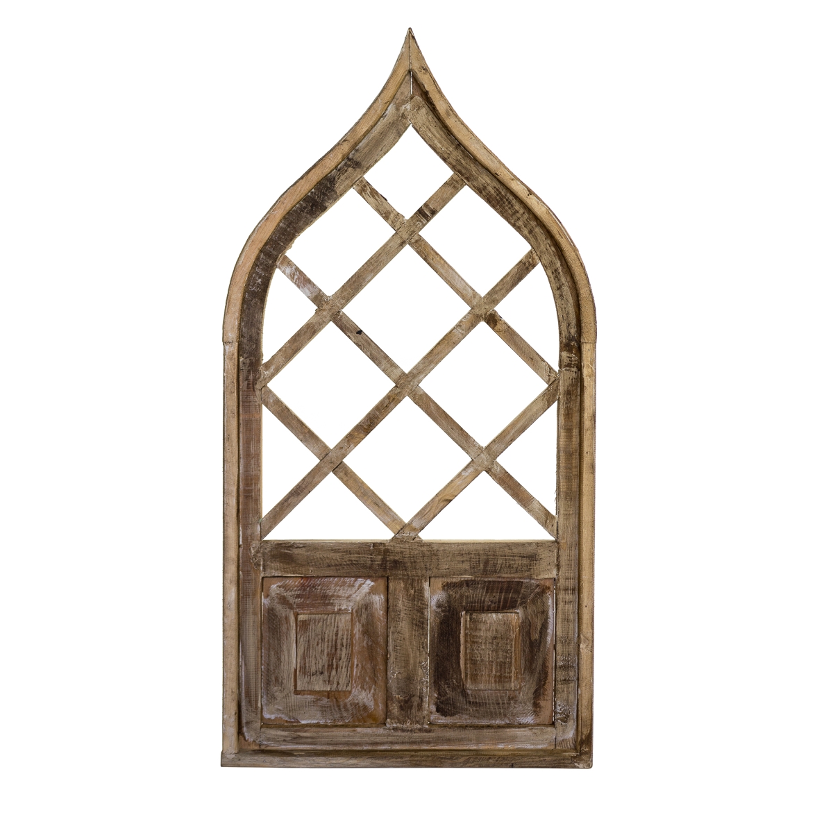 12574 Wine Rack Window With Board Aladin Wall Accent
