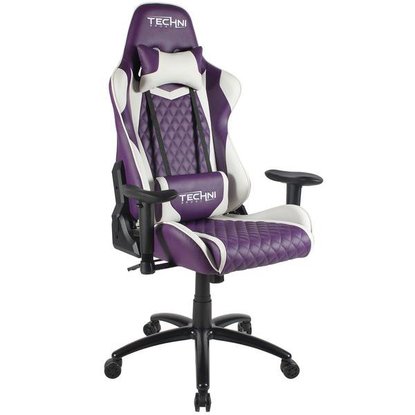 Rta-ts52-ppl Ergonomic, High Back, Racer Style, Video Gaming Chair - Purple