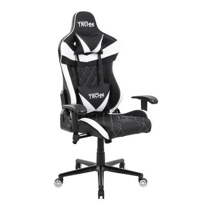 Rta-tsxl1-wht Ergonomic, High Back, Racer Style, Video Gaming Chair - White