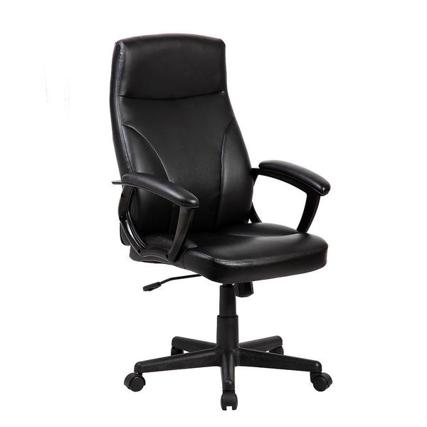Rta-4907-bk Medium Back Executive Office Chair, Black - 45 X 24 X 29.5 In.