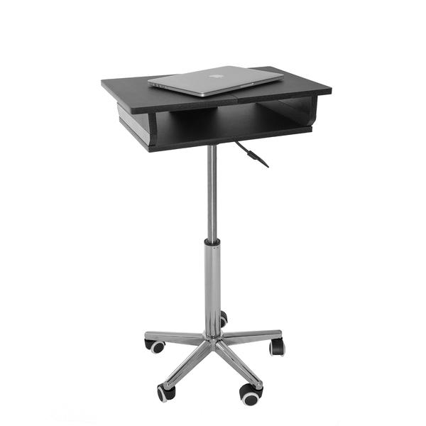 Rta-b006-gph06 Folding Table Laptop Cart, Graphite - 26-35.75 X 20.75 X 14.25 In.