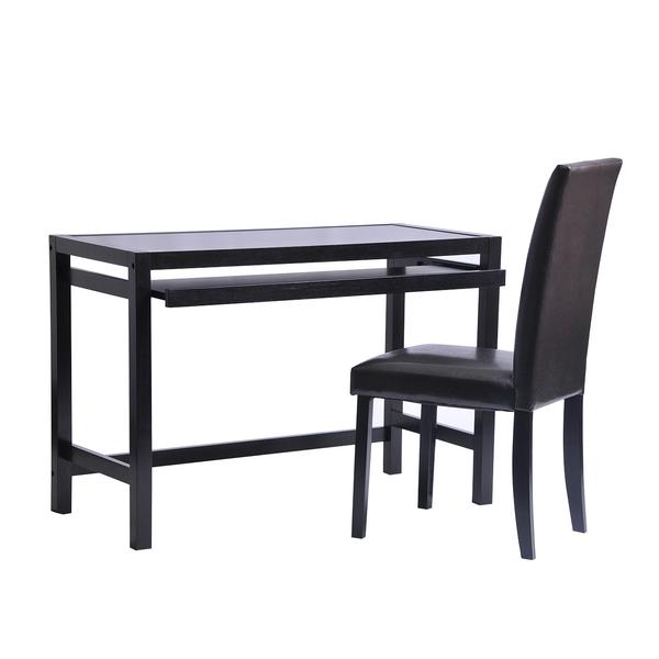 Rta-3605st-wn Matching Desk With Keyboard Panel & Chair Set, Wenge - 29.12 X 43.25 X 21.62 In.