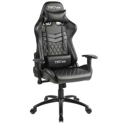 Rta-ts51-bk Ts-5100 Ergonomic High Back Racer Style Pc Gaming Chair, Black
