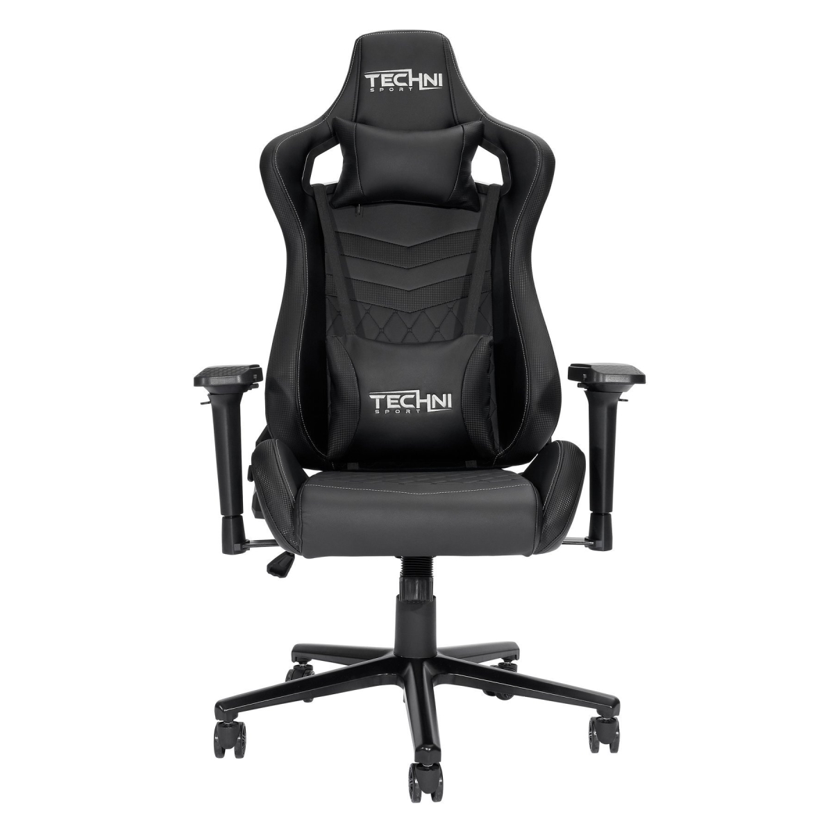 Rta-ts83-bk Ts-83 Ergonomic High Back Racer Style Pc Gaming Chair, Black