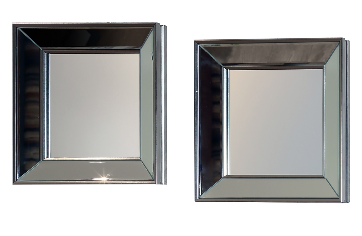 5220 Glam Mirrors, Silver - Set Of 2
