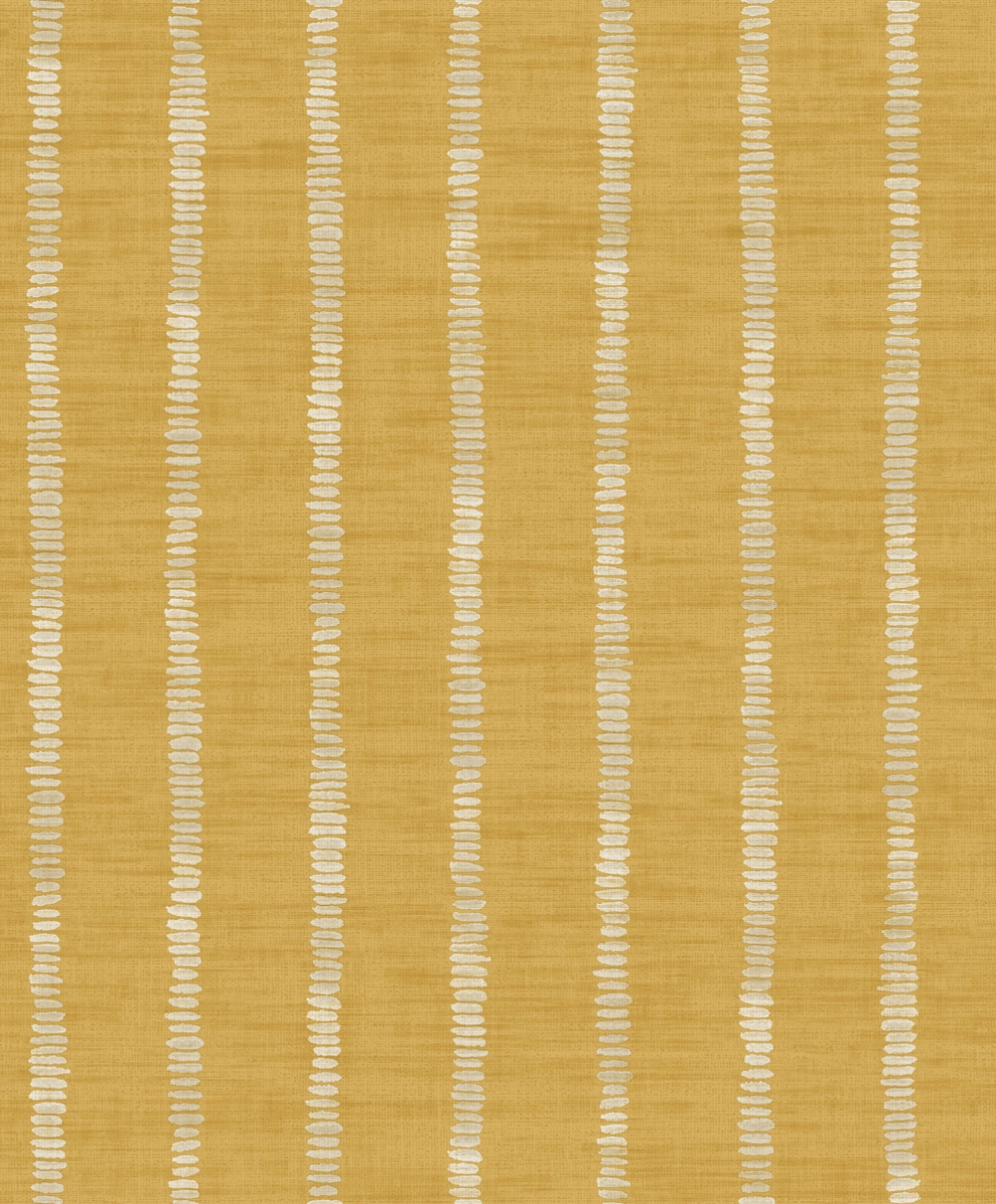 610608 Silk Road Stripe Non-woven Wallpaper, Ochre