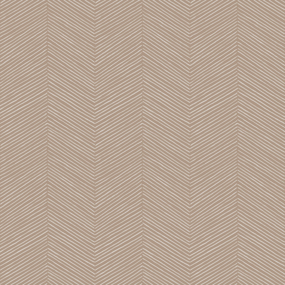 610706 Arrow Weave Non-woven Wallpaper, Natural
