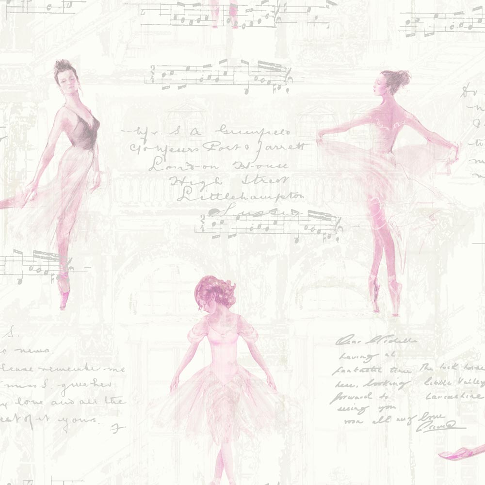 668200 Pirouette Wallpaper, Pink
