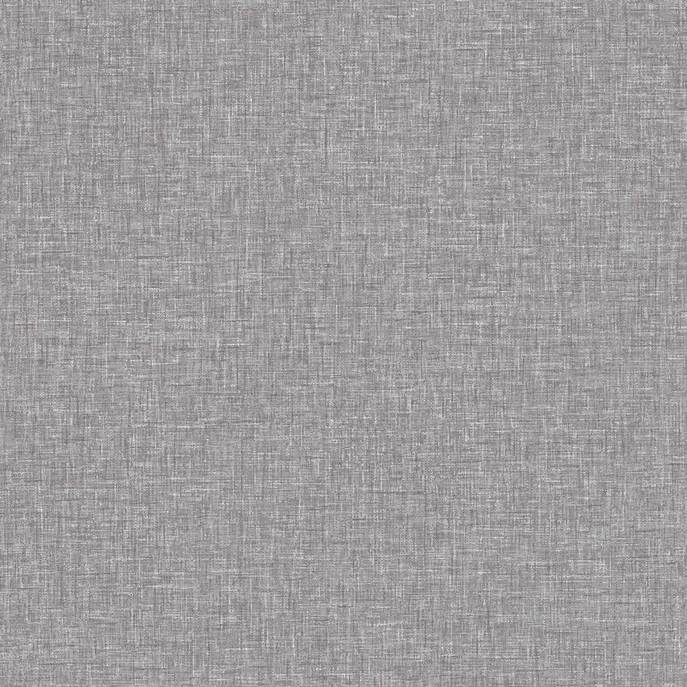 676007 Linen Textures Wallpaper, Mid Grey