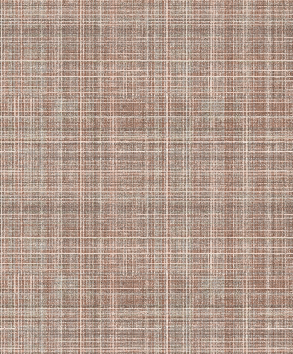 904200 Tweed Non-woven Wallpaper, Rust