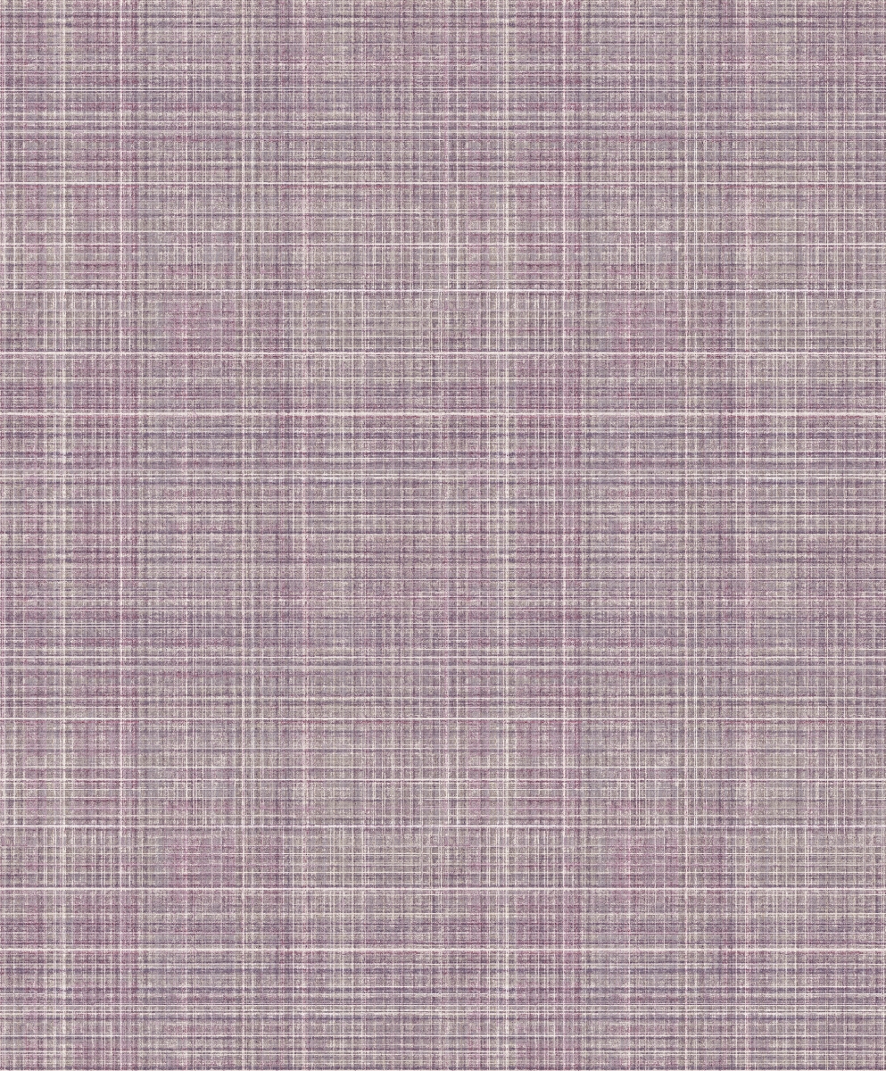 904202 Tweed Non-woven Wallpaper, Plum