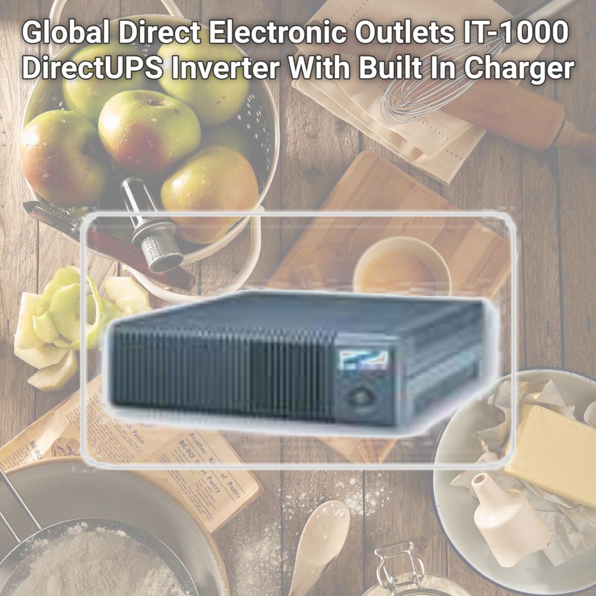 Picture of Global Direct Electronic Outlets IT-1000 DirectUPS Inverter With Built In Charger