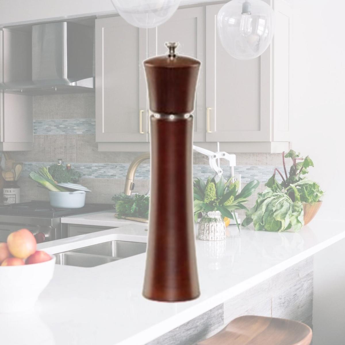 Picture of Chef Specialties Company 11880 11 in. Pueblo Mocha Pepper Mill