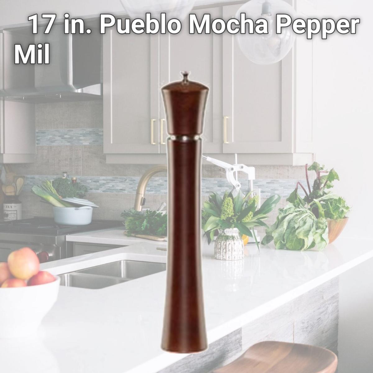 Picture of Chef Specialties Company 17880 17 in. Pueblo Mocha Pepper Mil