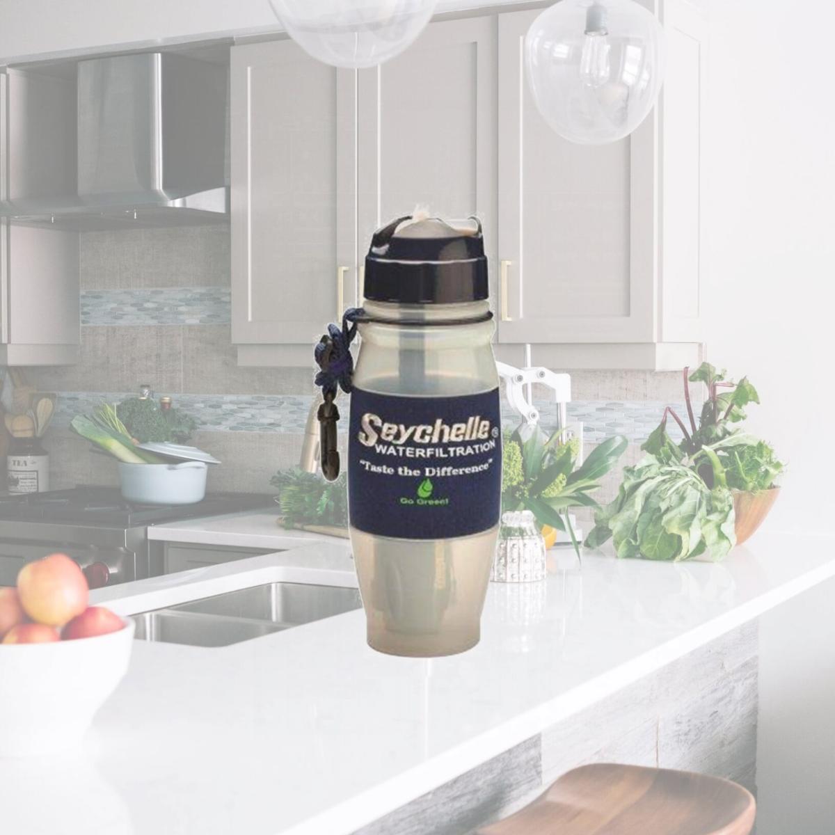 Picture of Wise 08-000 Wise Water Bottle Powered By Seychelle - Single Bottle