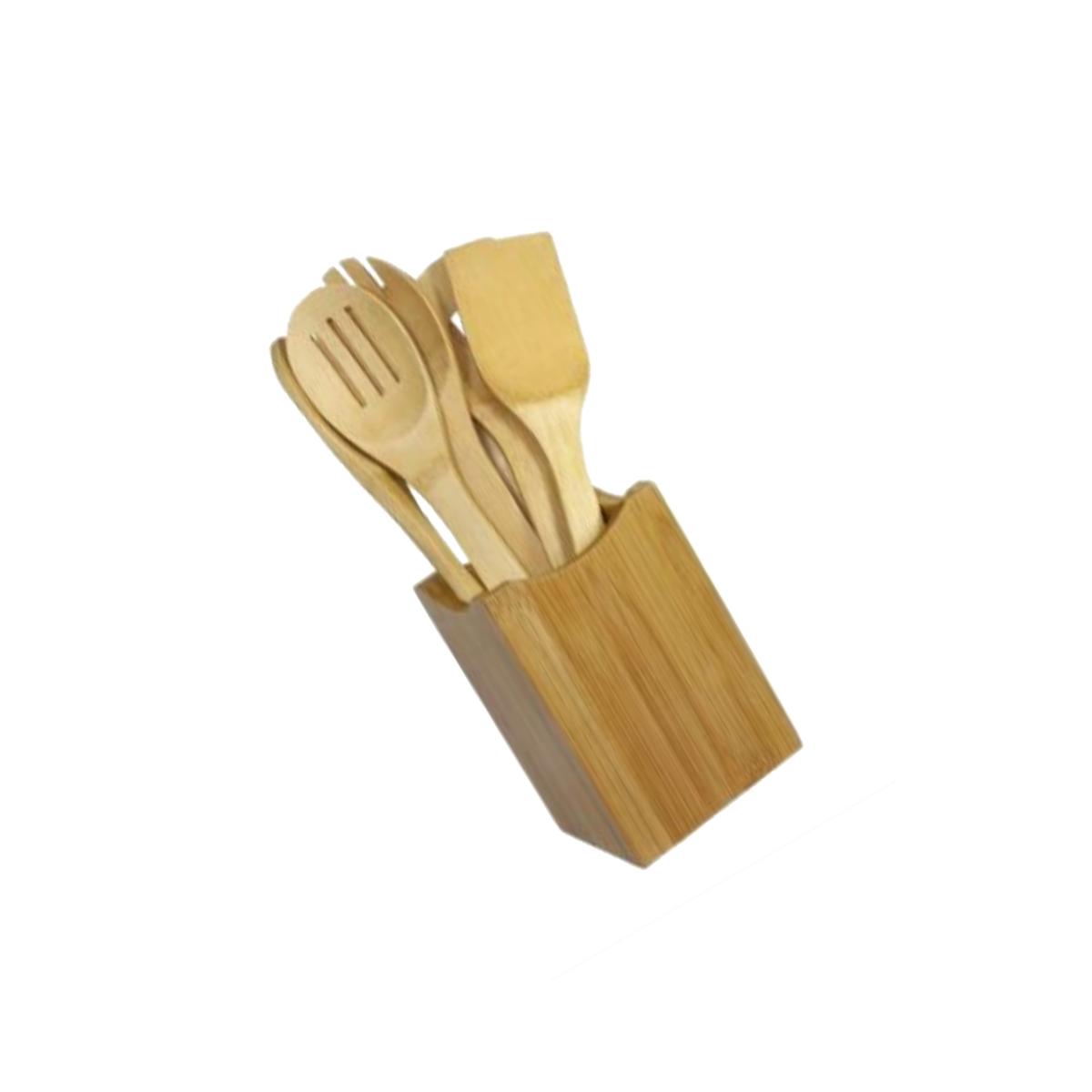 Picture of Oceanstar Design KT1279 7-Piece Bamboo Cooking Utensil Set