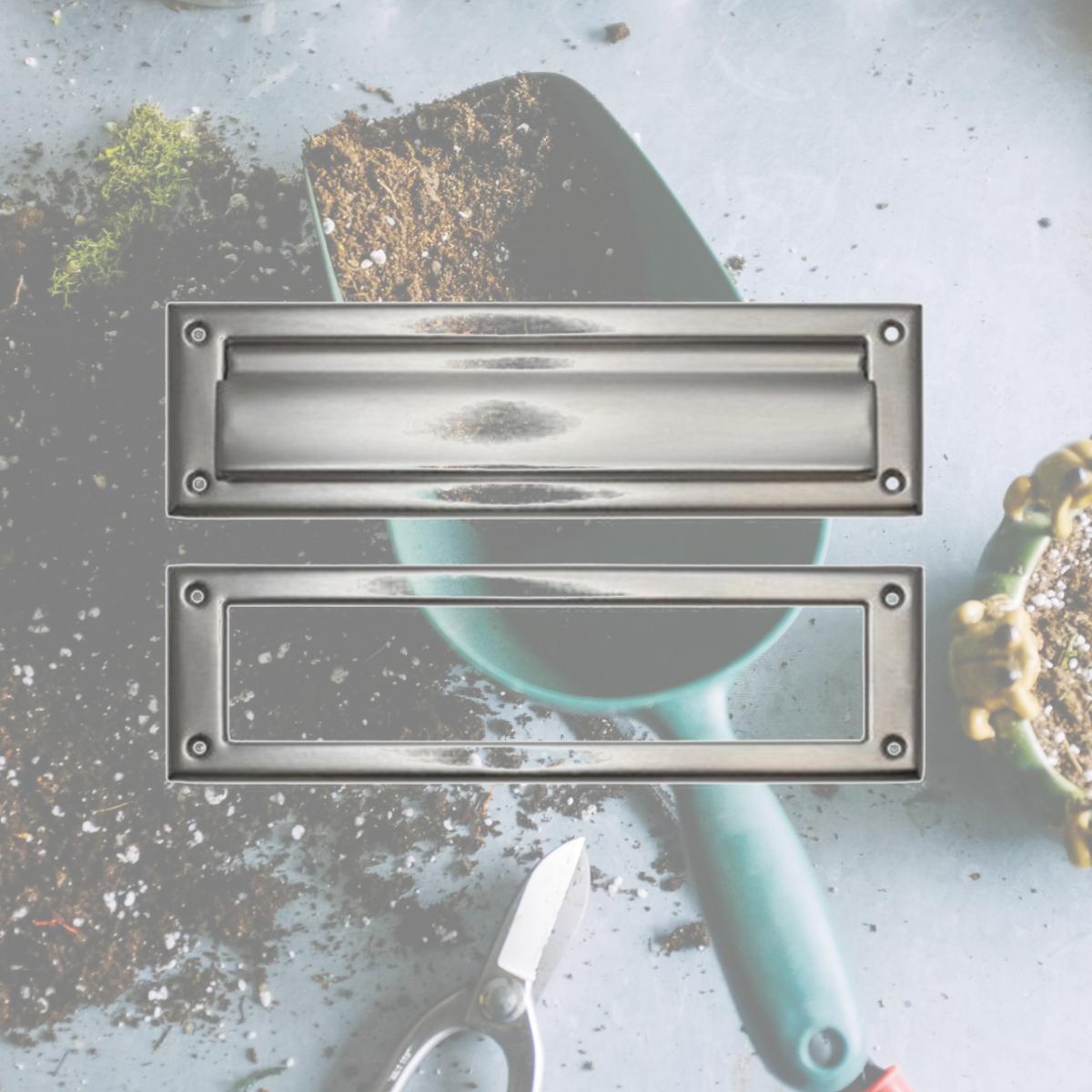 Picture of Brass Accents A07-M0030-619 Mail Slot - Satin Nickel