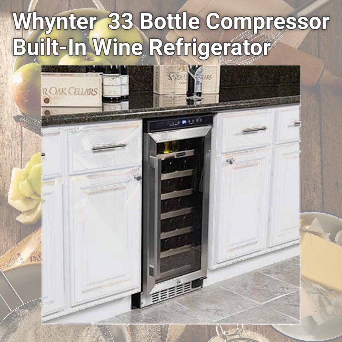 Picture of Whynter BWR-33SD 33 Bottle Compressor Built-In Wine Refrigerator