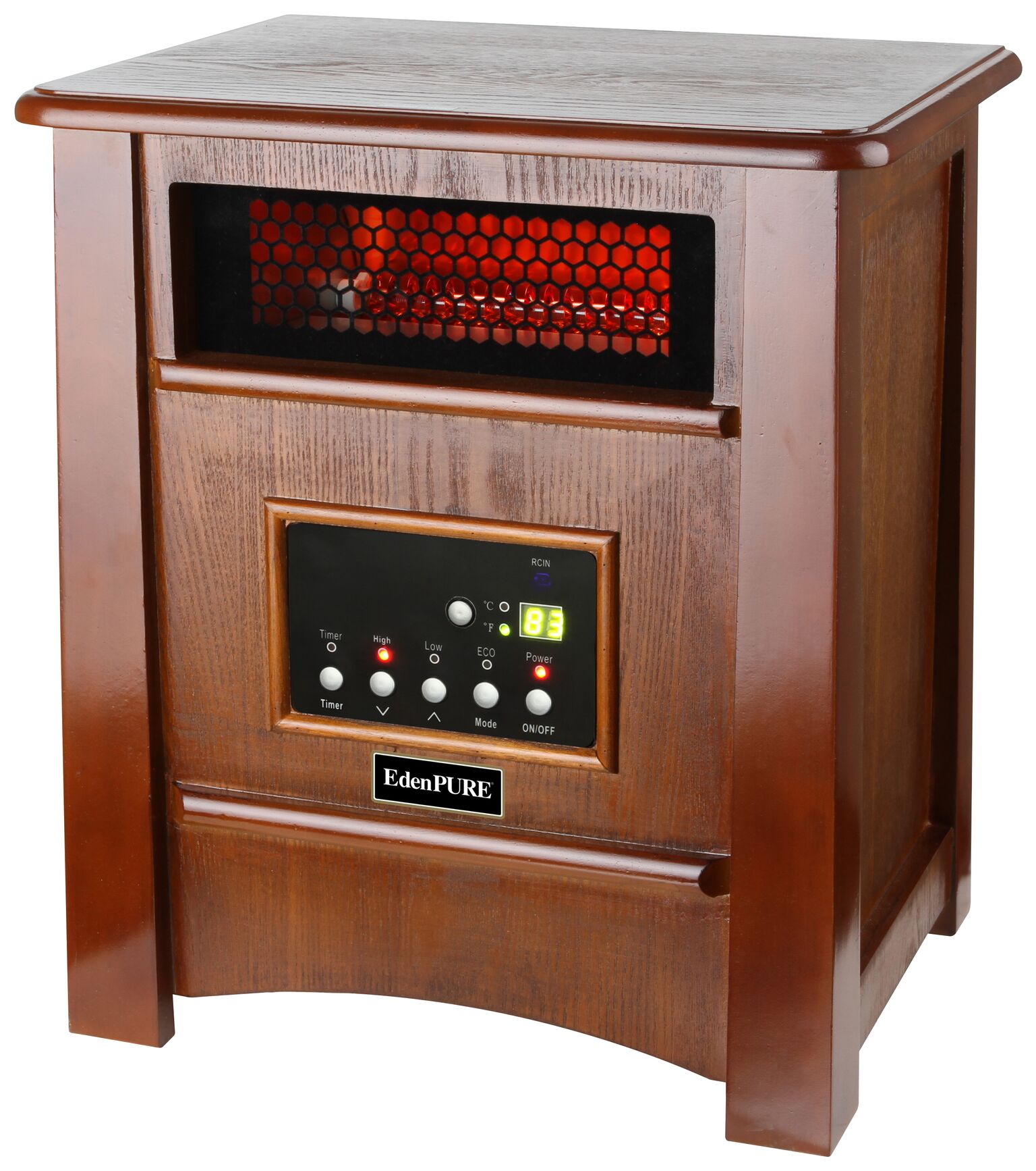 UPC 827463003146 product image for EdenPURE A5843 Eden Pure CopperHX W3 Infrared Heater - Walnut | upcitemdb.com